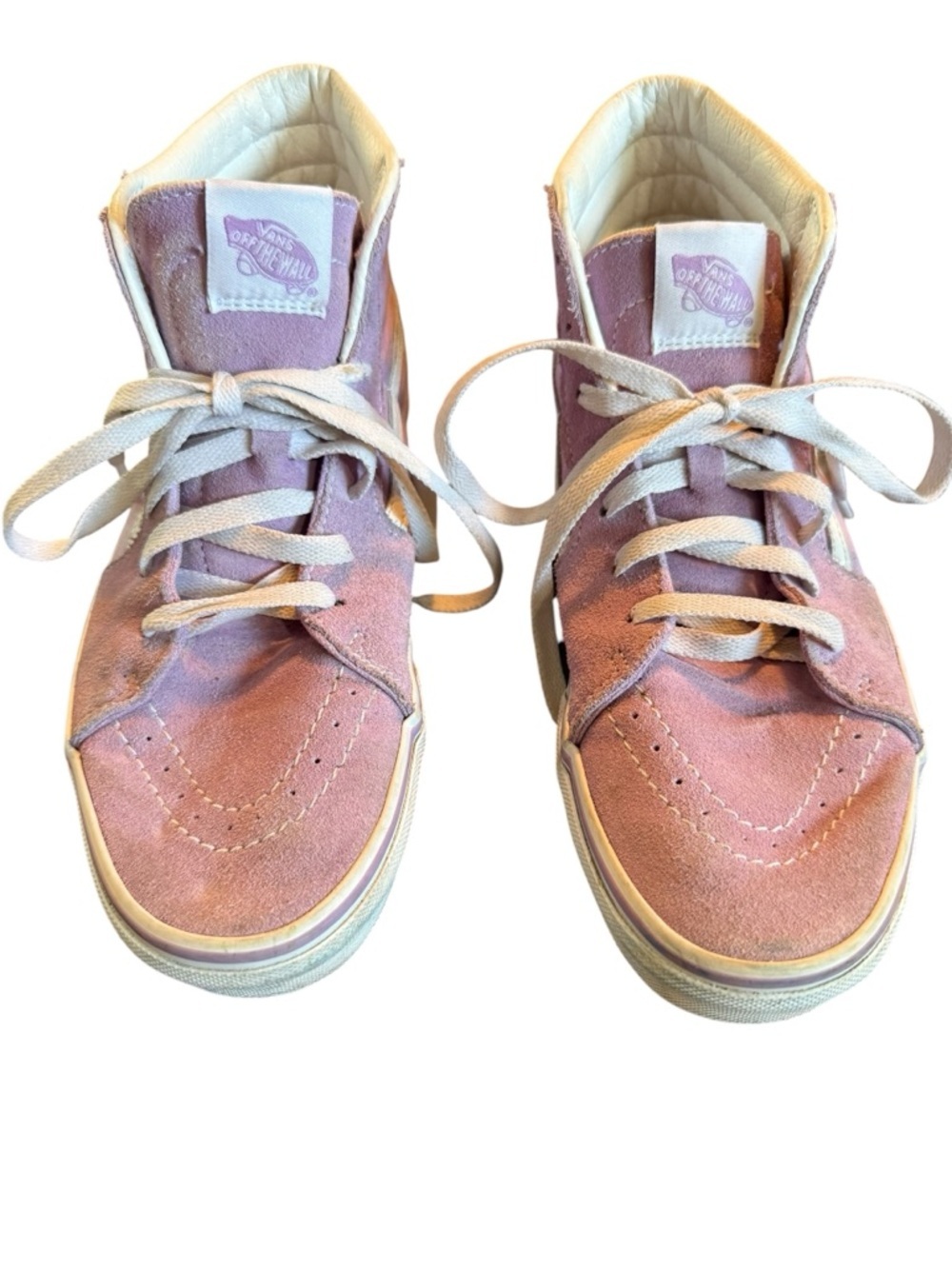 Juniors Vans Lavender Suede High-Top Sneakers Size 6.5